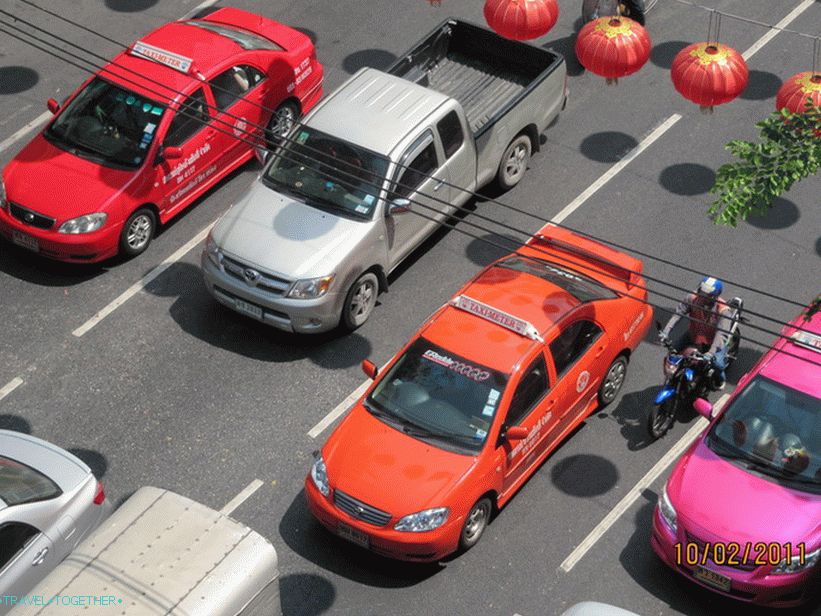 Barevné taxi