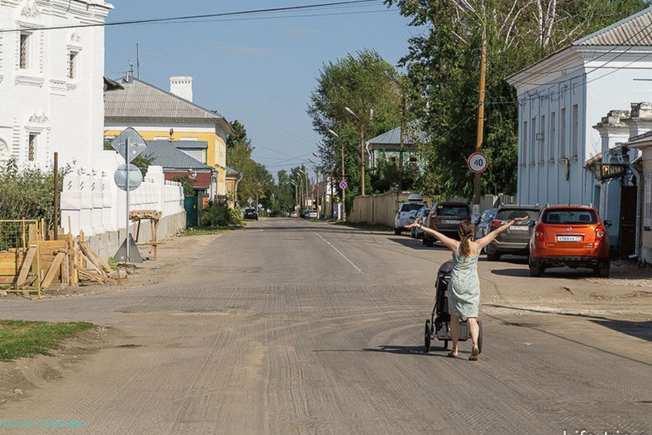 Ulice Staré Kolomny jsou opuštěné