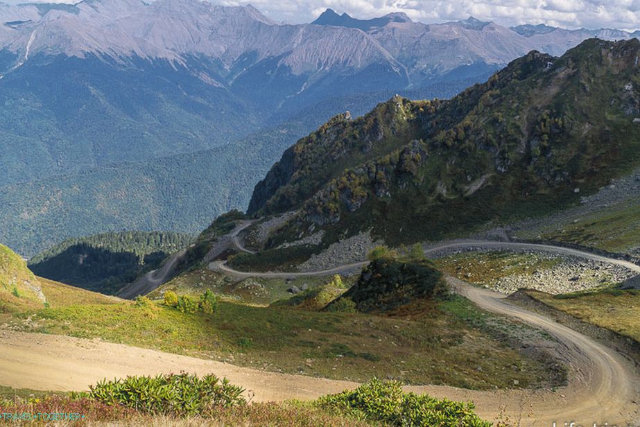 Pohled z Rose Peak