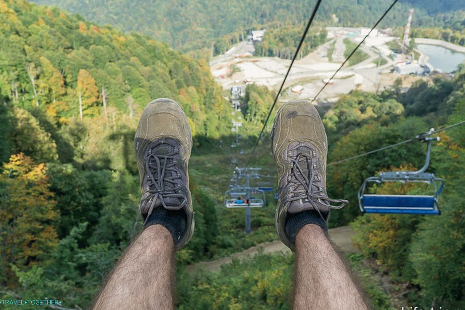 Zvedni v Rosa Khutor