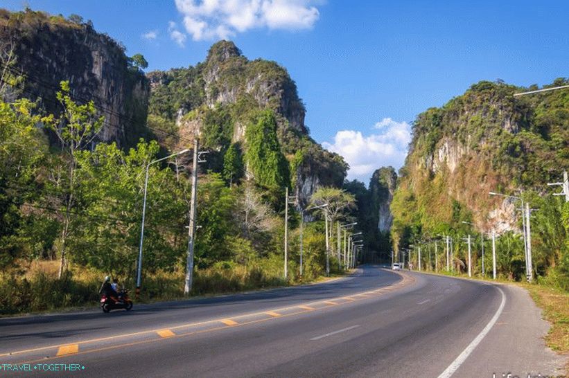 Provincie Krabi je velmi krásná