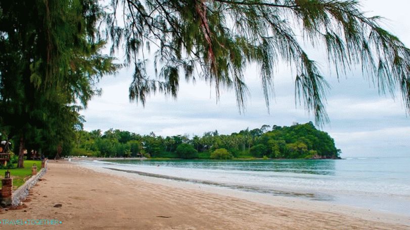 Pláž Koh Kwang na ostrově Koh Lanta