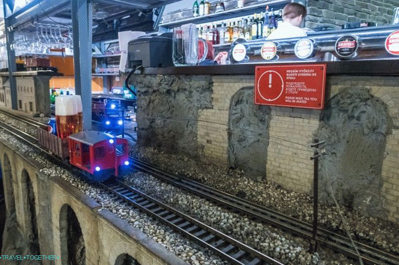 Restaurace s vlaky v Praze