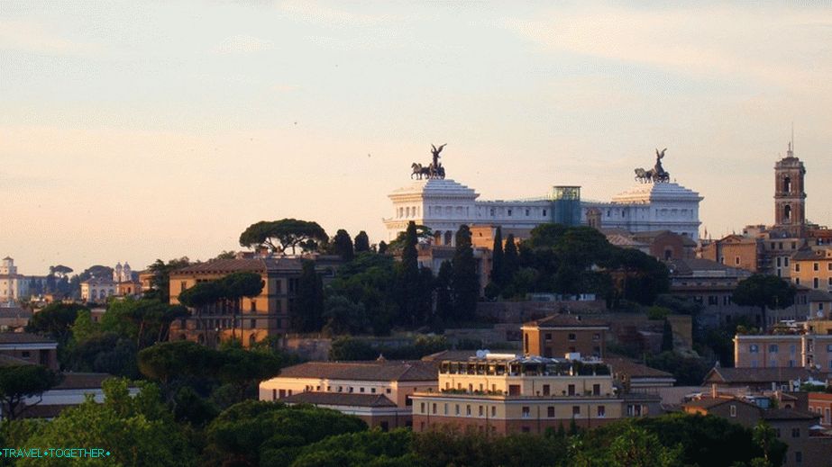 Panorama Říma z Janicula