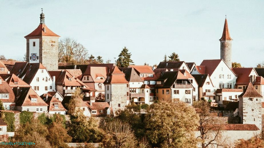 Panorama z Rothenburgu ob der Tauber