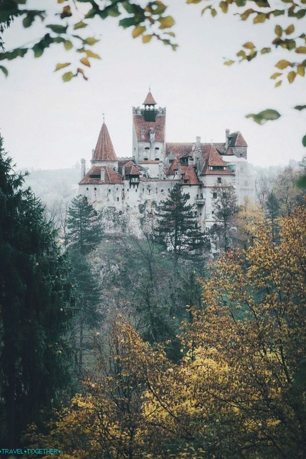 Podzim v Rumunsku. Branský hrad
