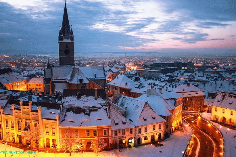 Sibiu City v Transylvánii