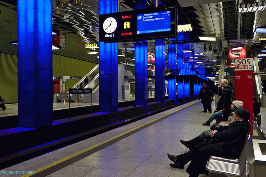 Metro v Mnichově.