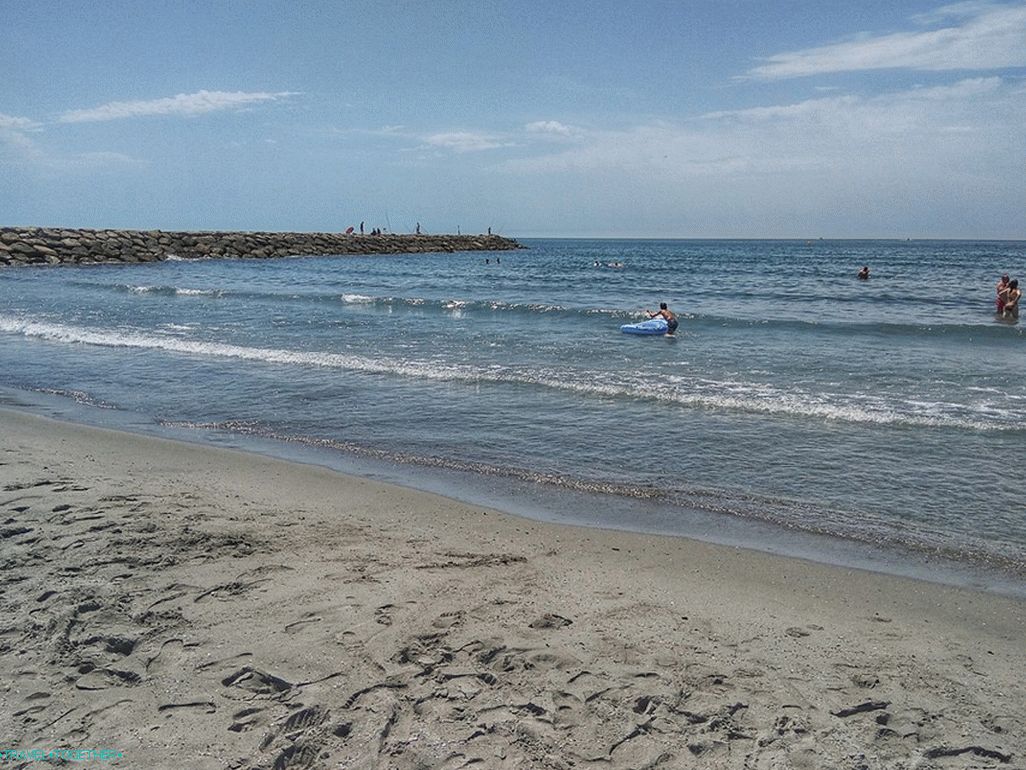 Středozemní moře v Sainte-Marie de la Mer