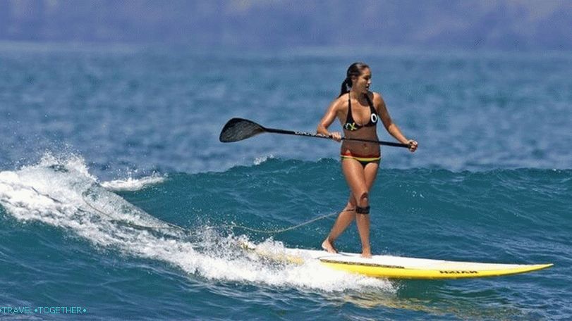 Surfování na Samui