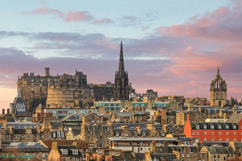Edinburgh - hlavní město Skotska