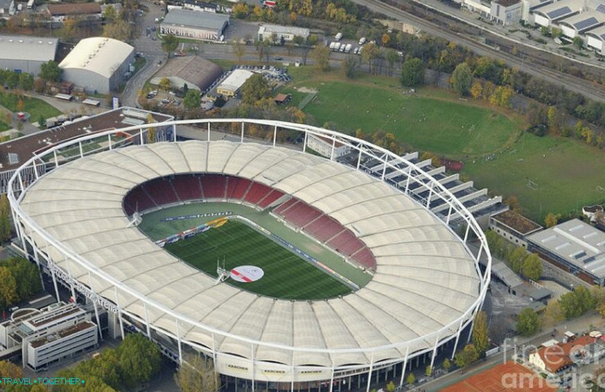 Stadion fotbalového klubu Stuttgart