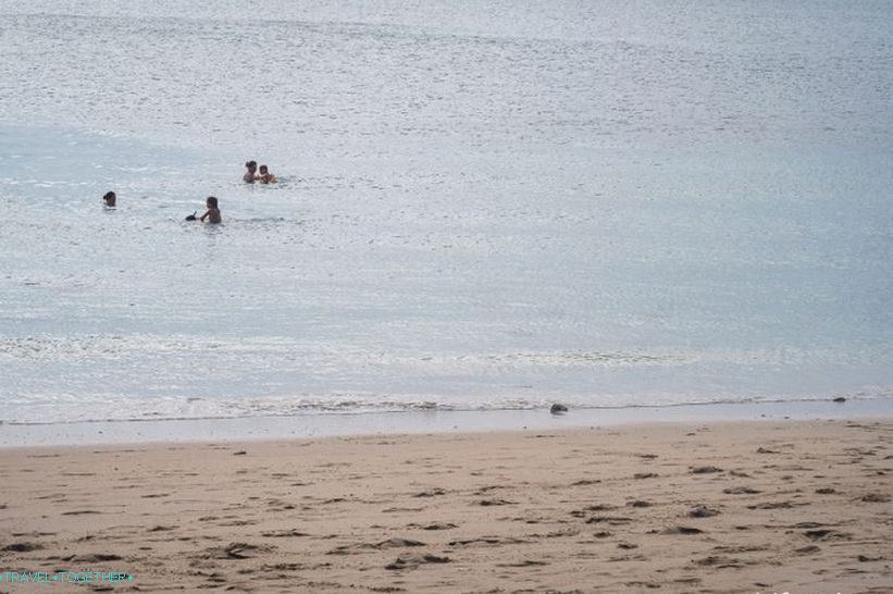 Lanta Secret Beach při odlivu