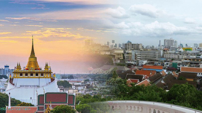 Bangkok zobrazovací platformy - Golden Mount