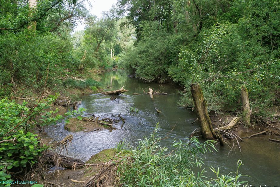 Při 20 metrech teče řeka Shebsh