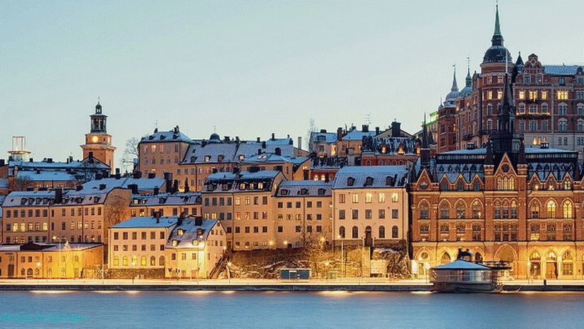 Zimní Stockholm