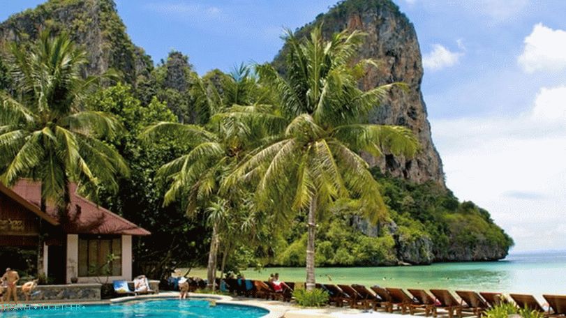 Poloostrov Raleigh v Krabi