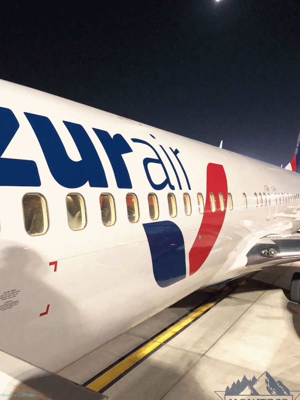 Charterový let Azur Air