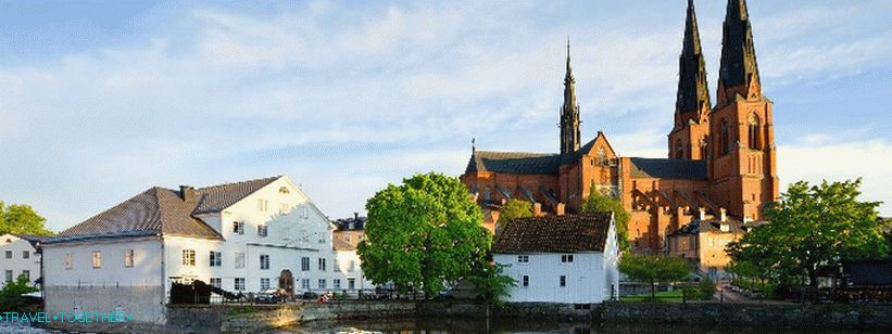 Uppsala. Staré město