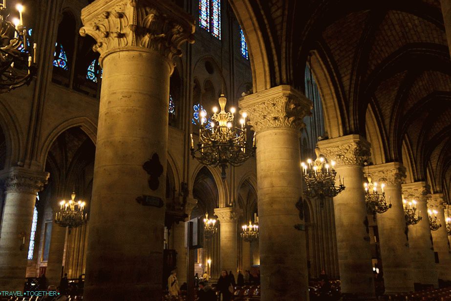 Notre-Dame de Paris (uvnitř)