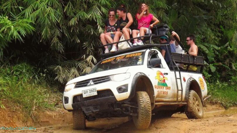Výlet na džípy na Samui