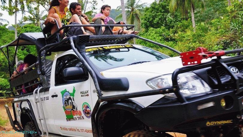 Výlet na džípy na Samui