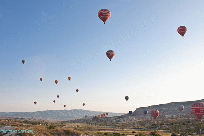 Tma koulí nad Goreme. Kappadokie.