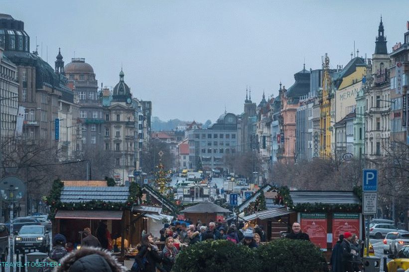 Václavské náměstí v Praze - historický bulvár