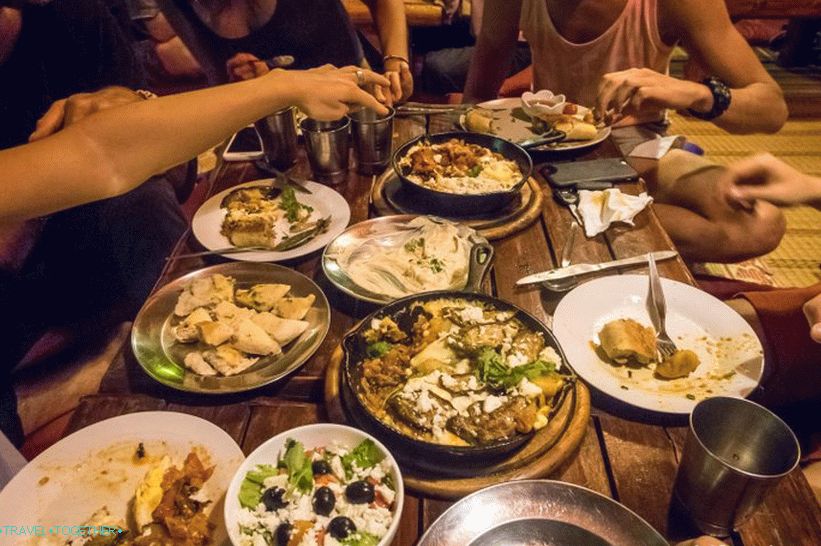 Taboon, vegetariánská restaurace, do, Phangan, -, izraelská kuchyně