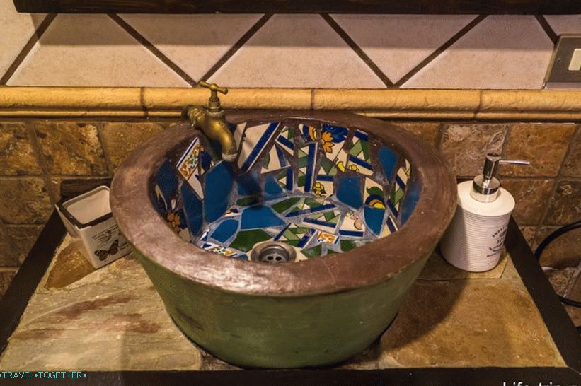 Velmi autentický nepříjemný dřez