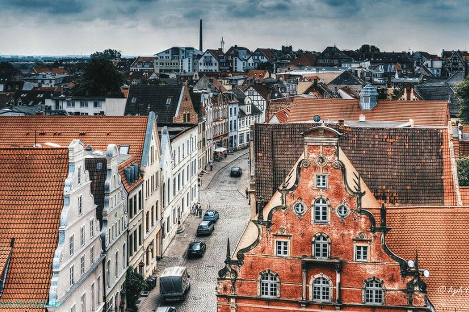 Pohled na město Wismar