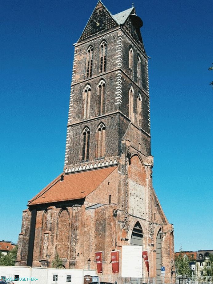 Věž kostela sv. Marie