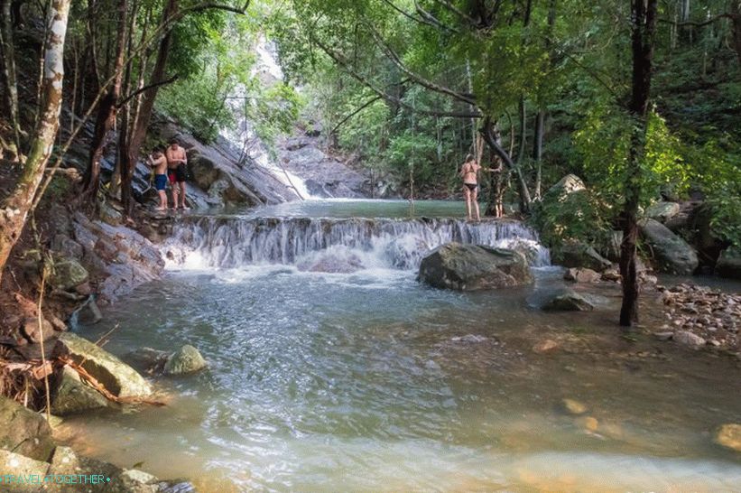 Paradise Waterfall on Phangan - nejsnadněji přístupný na ostrově