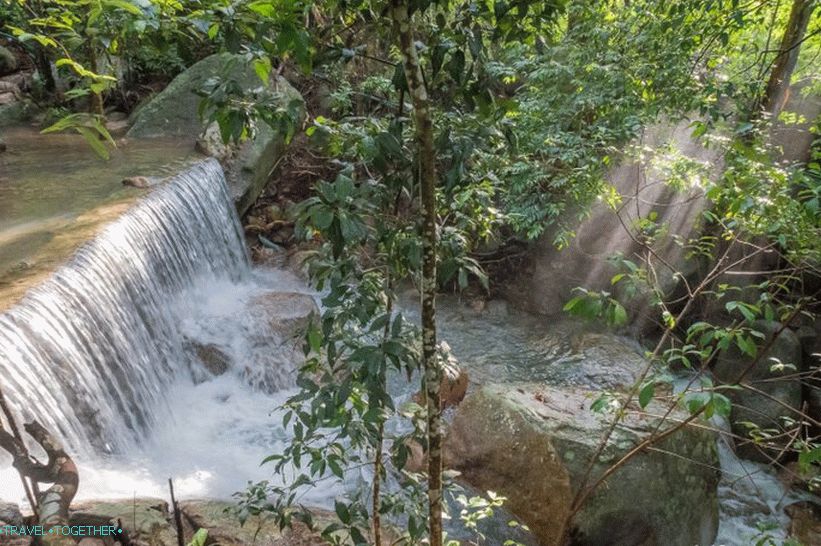 Paradise Waterfall on Phangan - nejsnadněji přístupný na ostrově
