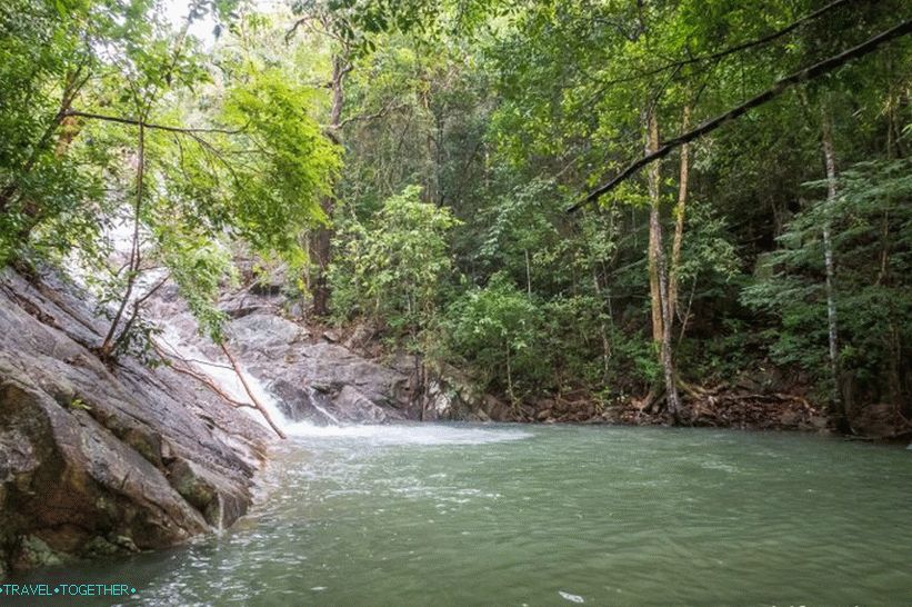 Paradise Waterfall on Phangan - nejsnadněji přístupný na ostrově