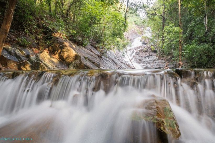 Paradise Waterfall on Phangan - nejsnadněji přístupný na ostrově