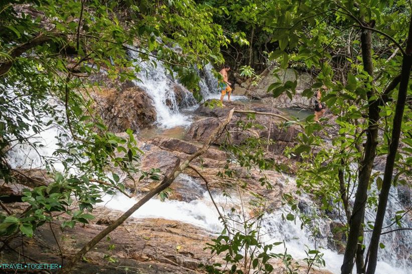 Paradise Waterfall on Phangan - nejsnadněji přístupný na ostrově