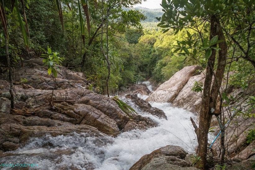 Paradise Waterfall on Phangan - nejsnadněji přístupný na ostrově