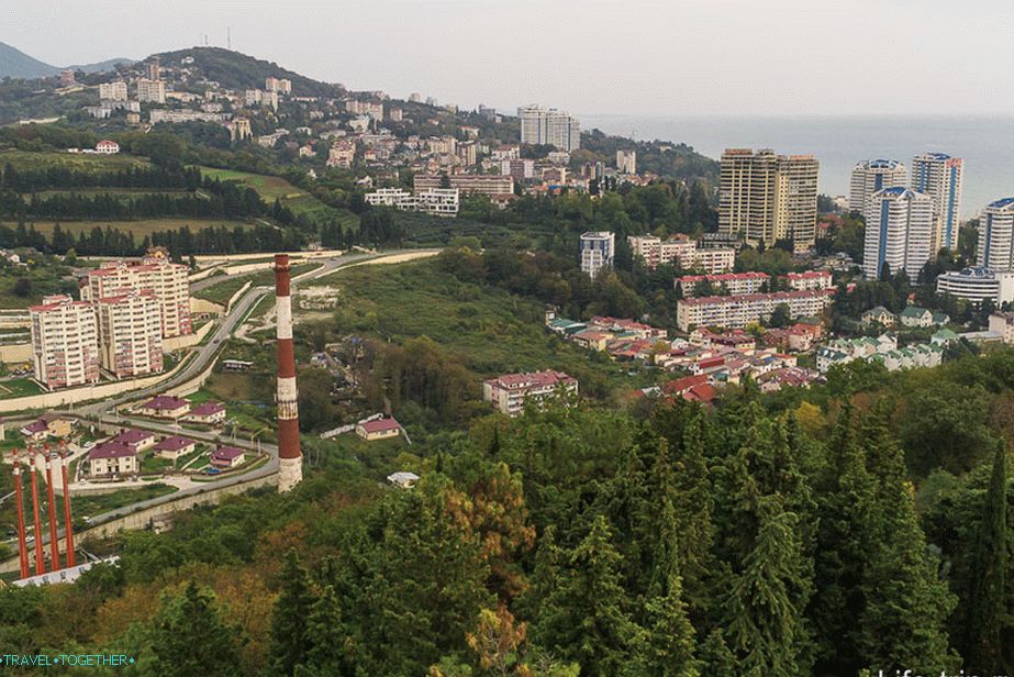 Soči z výšky: okresy Jana Fabriciuse a Bytkhy