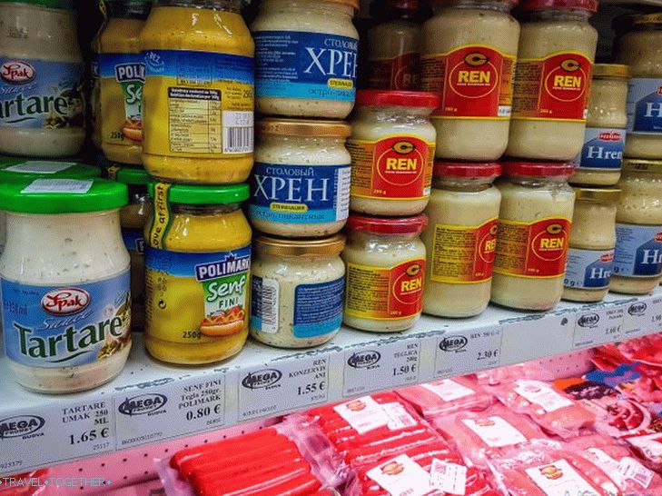 Jsou tu ruské produkty
