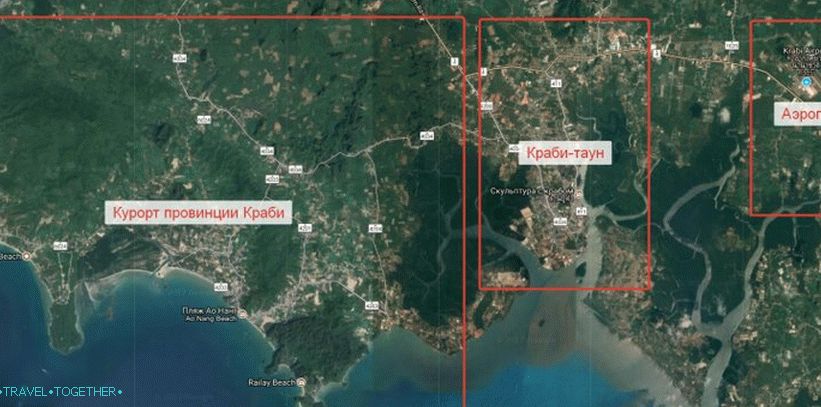 Všechny pláže Krabi (Ao Nang) a nejlepší pláže - popis z osobní zkušenosti