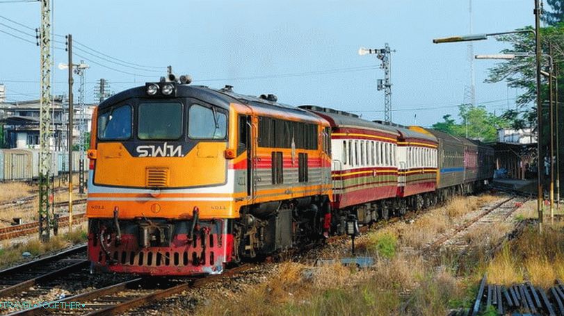 Železnice Thajska