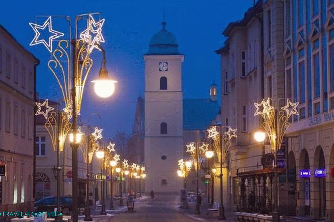 3. května - hlavní bulvár Rzeszow