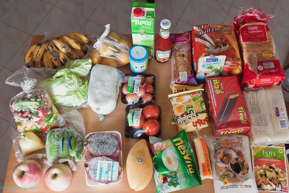 První produkty v Chiang Mai